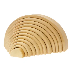 Arc-en-ciel de bois - Naturel (3 formats)