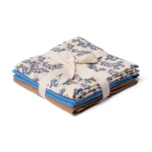 Mousseline paquet de 3 - Blue bells