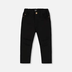 Pantalon à taille elastique noire - Chic, On fête! - G20YB20-999 - 2 à 12 ans