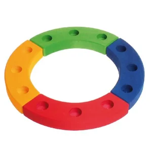 Anneaux de fête en bois 12 ans - Multicolore