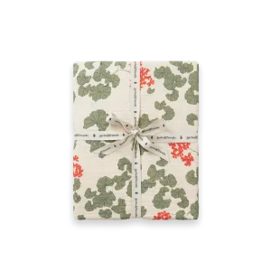 Drap contour mousseline | Bassinette - Pelargonium