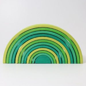 Arc-en-ciel à empiler en bois - Meadow