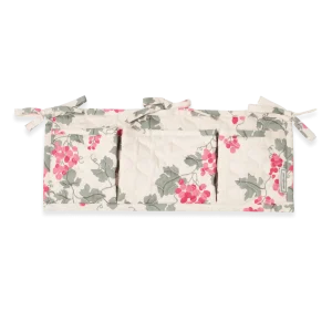 Pochette pour bassinette matelassée - Grapes pink