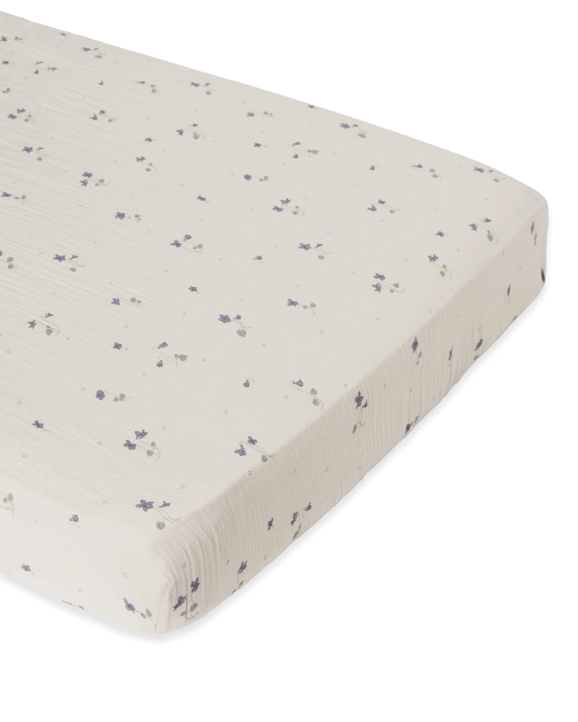 Drap contour mousseline | Lit double - Viola – Image 4