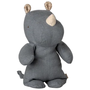 Peluche Safari RHINO | Petit - Dusty blue