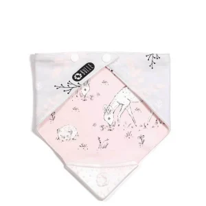 Bavoir à mordiller et réversible  - Bambi