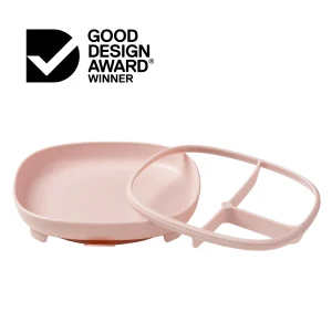 Assiette à ventouse 2 en 1 - blush