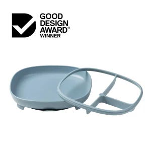 Assiette à ventouse 2 en 1 - océan