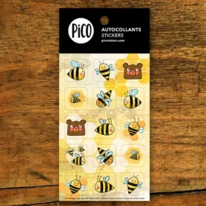 Autocollants - Les abeilles ouvrières