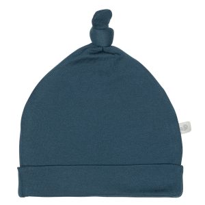 Bonnet à noeud bambou - Denim