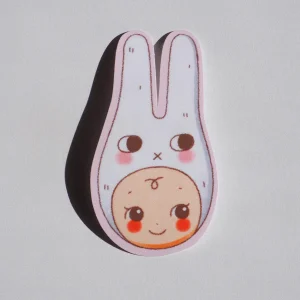 Autocollant découpé - Lapin