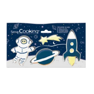 4 Emportes pièces Espace – Scrapcooking
