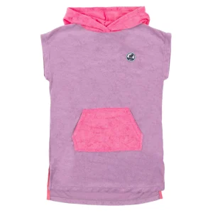 Poncho de plage - Lilas - S25BP600- 12 mois à 14 ans