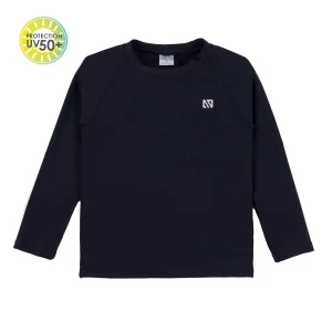 T-shirt maillot UV à manches longues - BSR401-2 - Marine - 2 à 14 ans