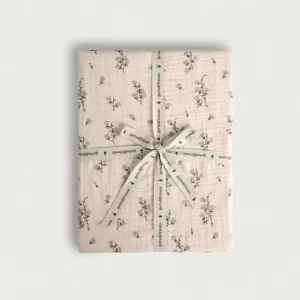 Drap contour mousseline | Bassinette - Bluebell