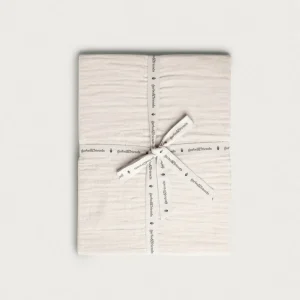 Drap contour mousseline | Lit simple - Eggshell