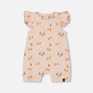 Barboteuse en mousseline de coton - G30B40_070 - 3 à 24 mois