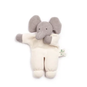 Peluche / hochet biologique - Éléphant