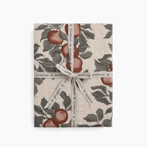 Drap contour mousseline | Lit simple - Pomme