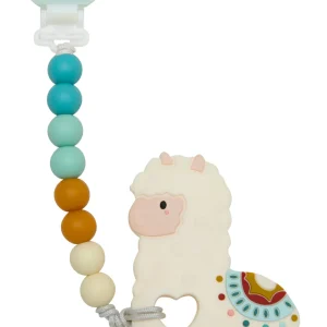Jouet et attache-Suce en Silicone - Lama