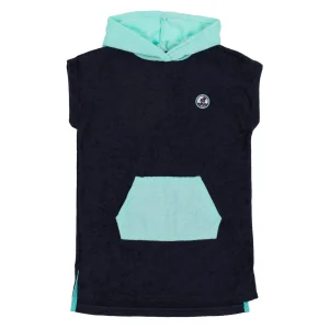 Poncho de plage - Marine - S25BP601- 12 mois à 14 ans