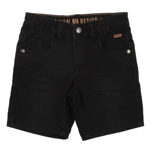 Bermudas en denim noir - En mode vacances - S2507-10 - 2 à 10 ans