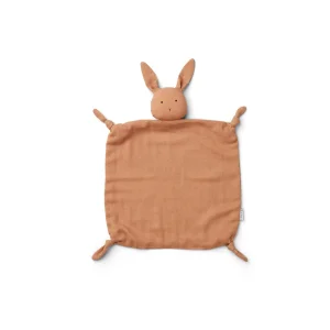 Peluche doudou Agnete - Lapin tuscany rose