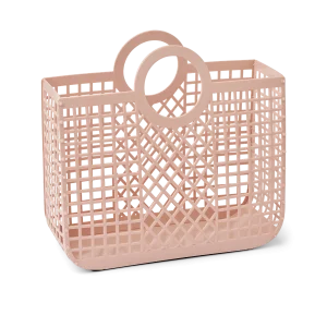 Grand panier recyclé | Bloom - Rose