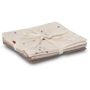 Mousseline paquet de 3 - Lady bunnies