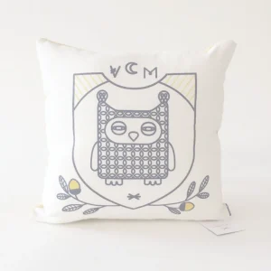Coussin imprimé hibou