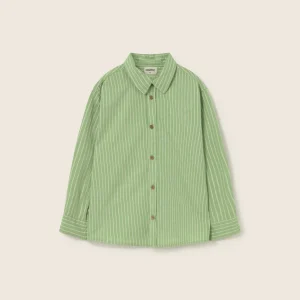 Chemise classique - Green striped