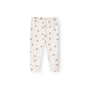 Legging coton bio | Elois - Sweetheart petals