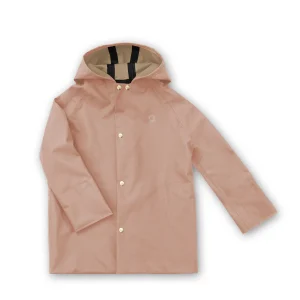 Manteau imperméable 100% recyclé | Midi - Beach rose