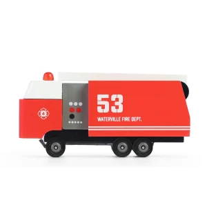 Petit camion de bois - Camion de pompier