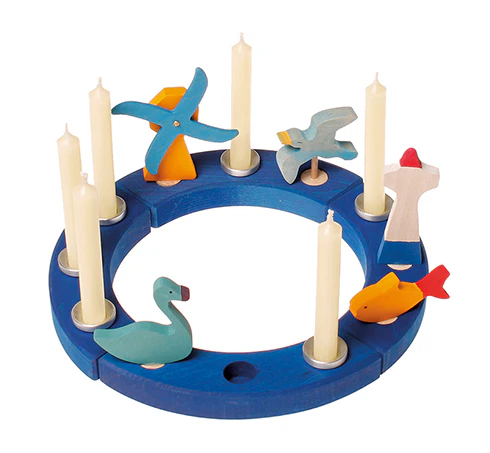 Chandelle 10% cire d'abeille - Crème – Image 3