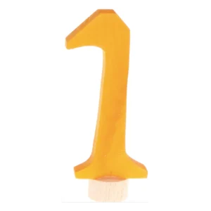 Chiffre décoratif en bois - 1