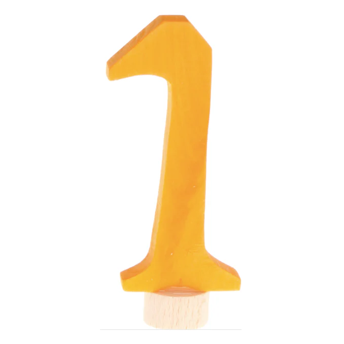 Chiffre décoratif en bois - 1 – Image 2