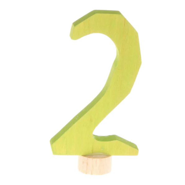 Chiffre décoratif en bois - 2 – Image 2