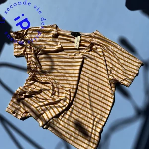 T-shirt oversized rayé | Fripé (L)