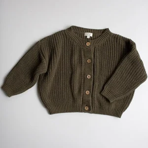 Cardigan oversize chunky - Olive