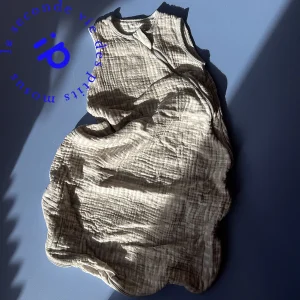 Dormeuse sable moucheté  | Fripé (12-24m)
