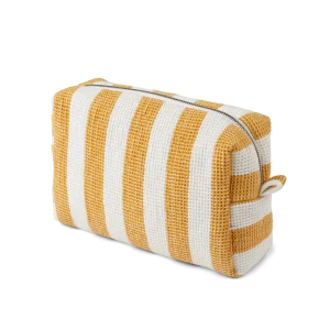 Trousse de toilette gaufrée | Kayla - Yellow mellow