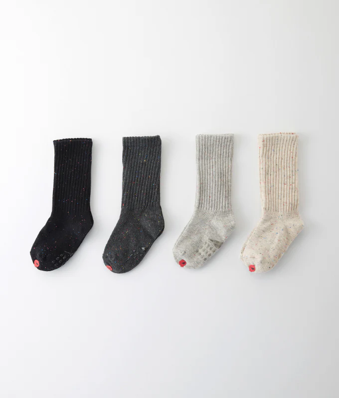 Chaussettes antidérapantes (paquet de 4) - Bokashi Warm – Image 8