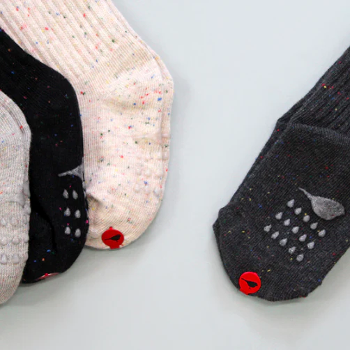 Chaussettes antidérapantes (paquet de 4) - Bokashi Warm – Image 4