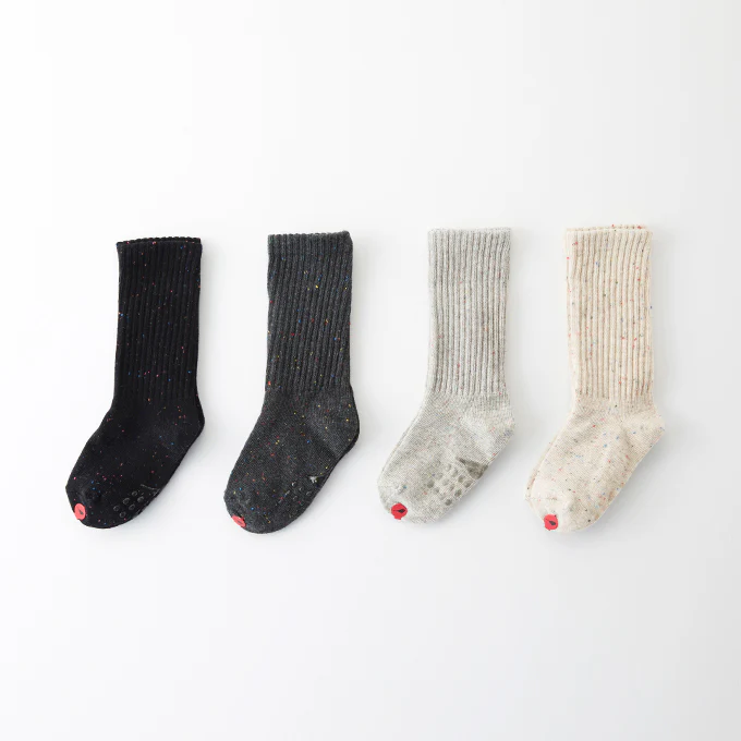 Chaussettes antidérapantes (paquet de 4) - Bokashi Warm – Image 3