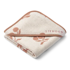 Petite serviette à capuche | Alba - Peach sea shell