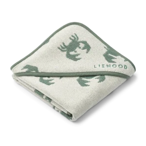 Petite serviette à capuche | Alba - Crab sandy