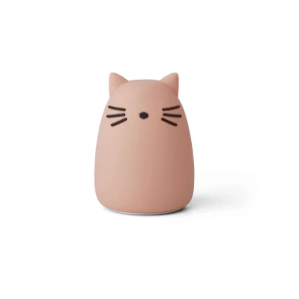 Veilleuse écologique en silicone - Chat rose – Image 3