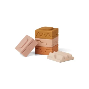 Tour empilable silicone | Morgan - Rose