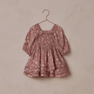 Robe smockée | Elodie - Rose bloom